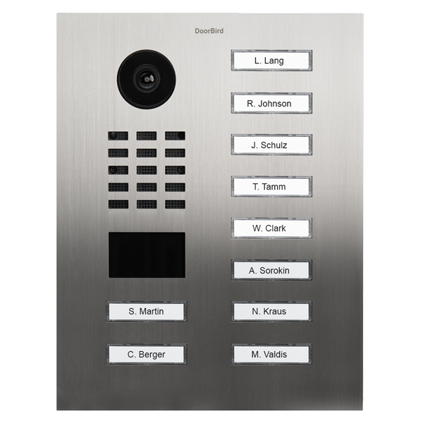 DoorBird D2110V IP Video Türsprechanlage – Edelstahl V2A
