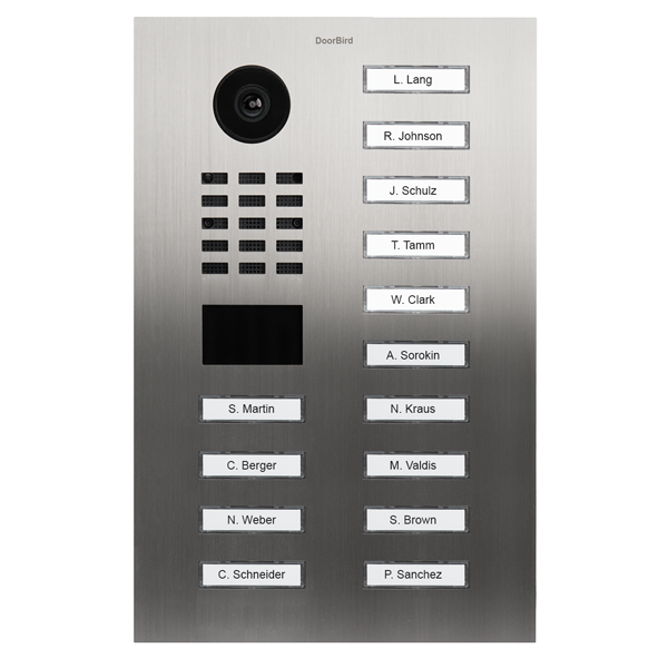 DoorBird D2114V IP Video Türsprechanlage – Edelstahl V2A