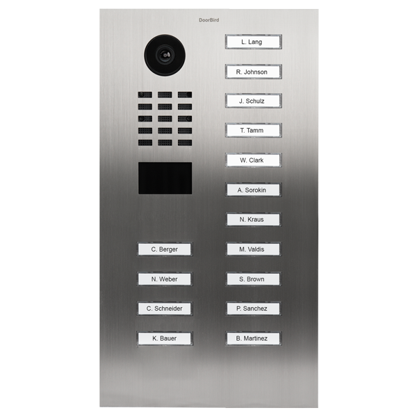DoorBird D2115V IP Video Türsprechanlage – Edelstahl V2A