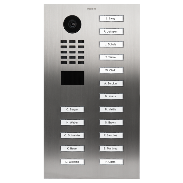 DoorBird D2117V IP Video Türsprechanlage – Edelstahl V2A
