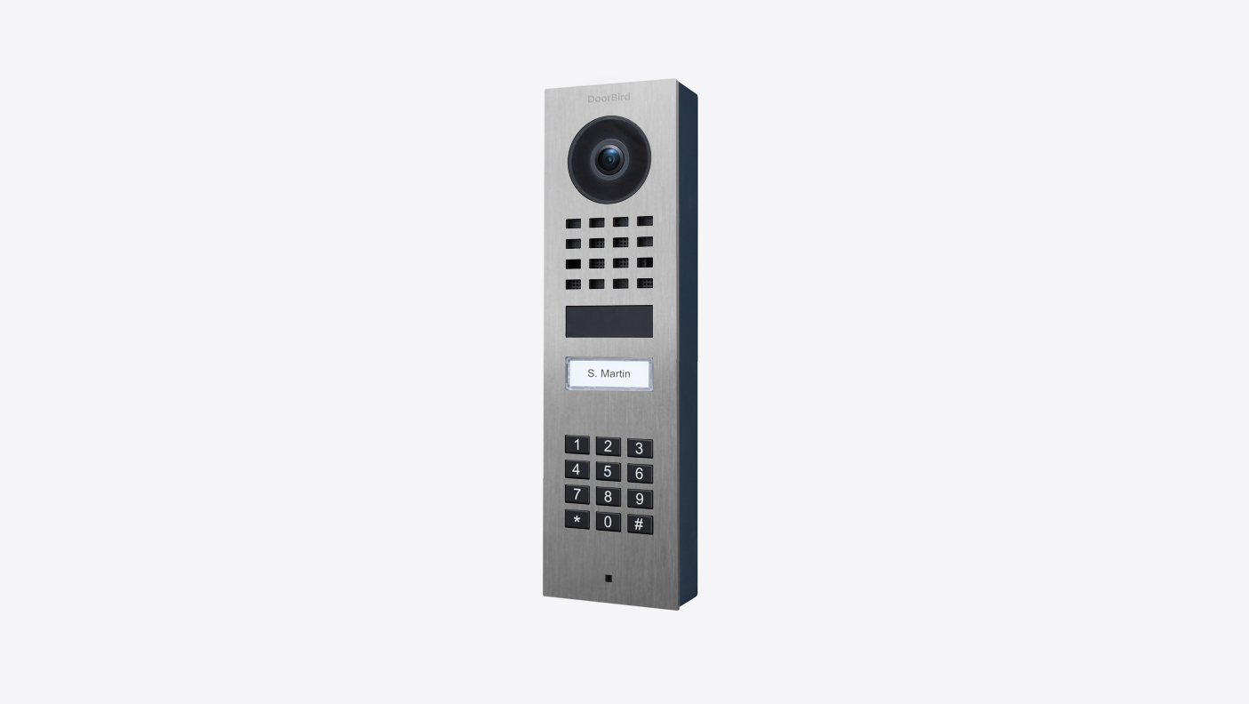DoorBird D1101KV Aufputz IP Video Türsprechanlage – Edelstahl V4A
