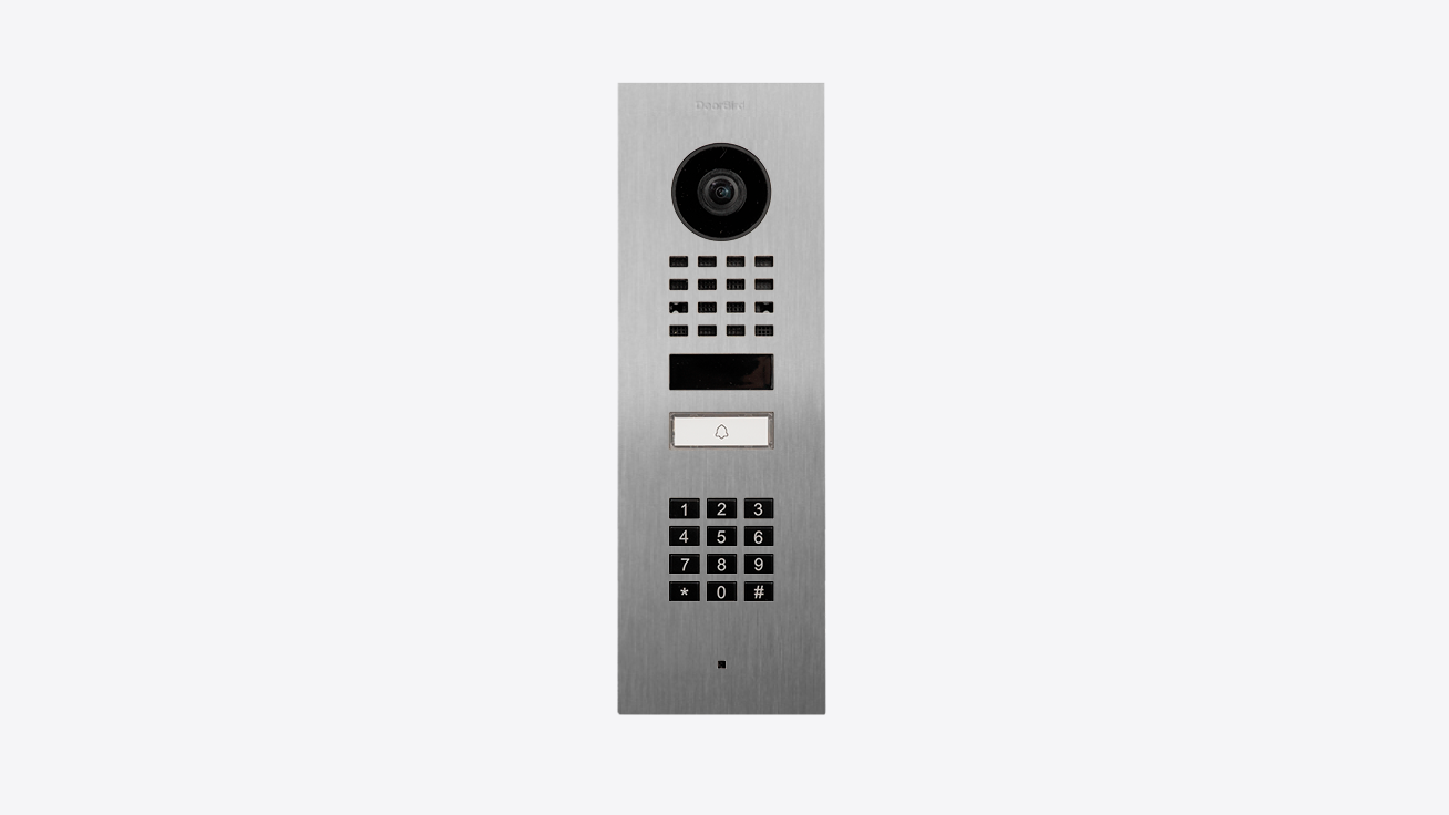 DoorBird D1101KV Unterputz IP Video Türsprechanlage – Edelstahl V4A