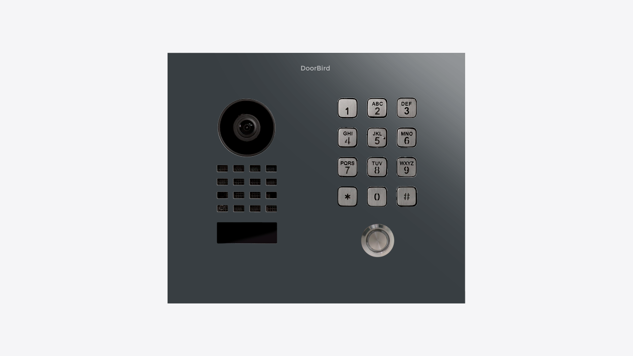 DoorBird D1101KH Classic Unterputz IP Video Türsprechanlage – RAL 7016