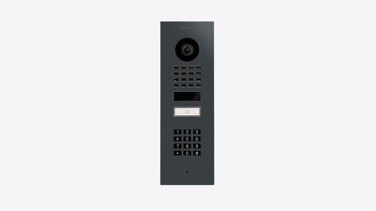 DoorBird D1101KV Unterputz IP Video Türsprechanlage – RAL 7016
