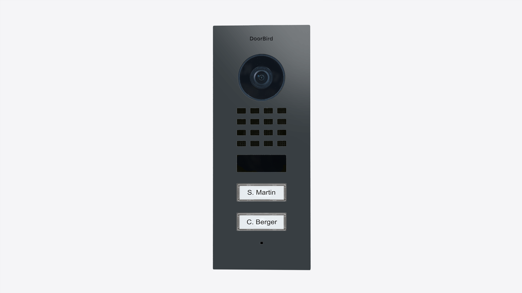 DoorBird D1102V Unterputz IP Video Türsprechanlage – RAL 7016