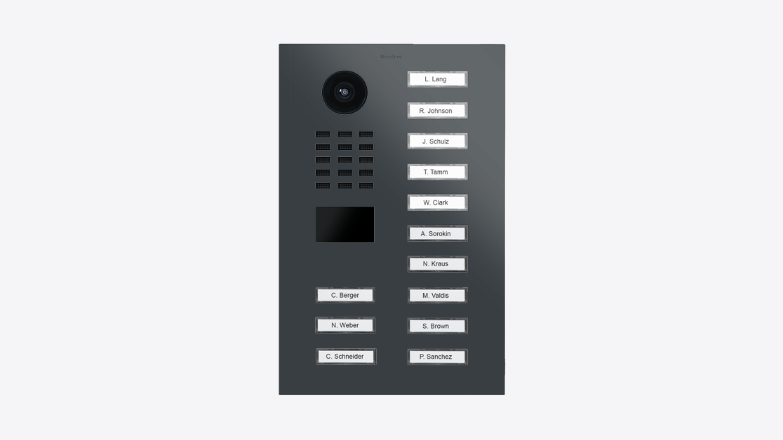 DoorBird D2113V IP Video Türsprechanlage – RAL 7016