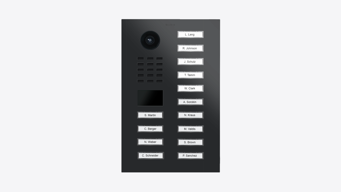 DoorBird D2114V IP Video Türsprechanlage – Graphitschwarz