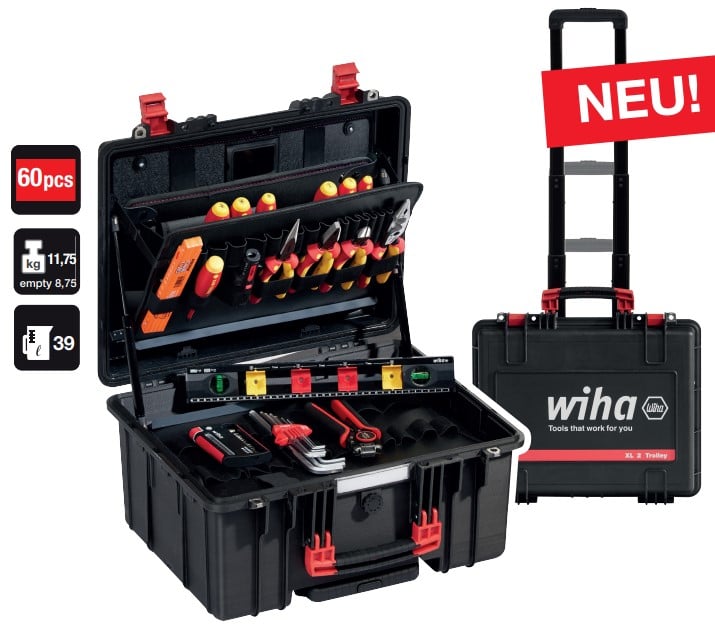 Wiha Wiha Werkzeugkoffer-Set XL 2 Trolley electric, 60-tlg. 45795