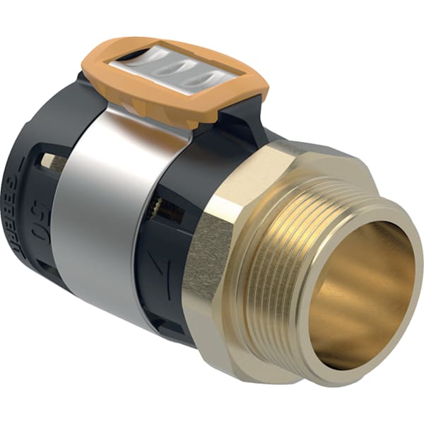 Geberit Geberit FlowFit Übergang mit Außengewinde Siliziumbronze d63-R2 1/2