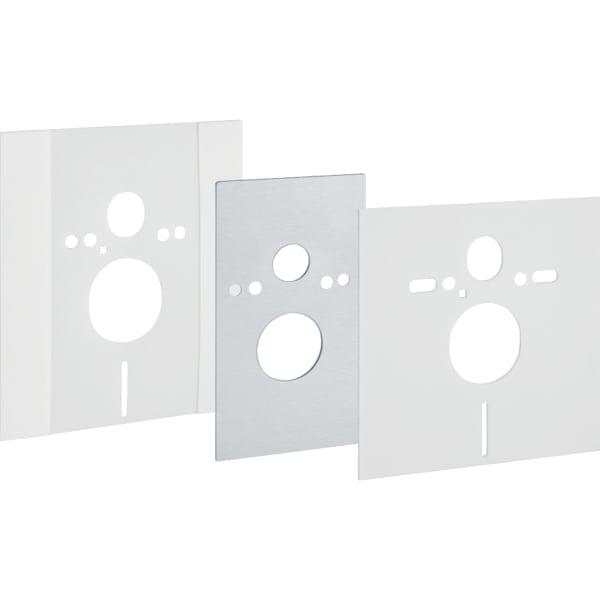 Geberit Geberit Abdeckplatte mit Schallschutzset für Geberit Duofix Element für Wand-WC, WC höhenverstellbar