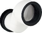Geberit Geberit Set Anschlussstutzen für Wand-WC etagiert 7 cm weiß-alpin