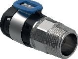 Geberit Geberit FlowFit Übergang mit Außengewinde Edelstahl d40-R1 1/4
