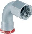 Geberit Geberit Mapress C-Stahl Übergangsbogen 90° mit Innengewinde d28-Rp1 verzinkt