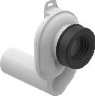 Geberit Geberit Urinal-Geruchsverschluss, Abgang horizontal d50, weiß-alpin