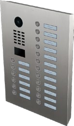 DoorBird D2218V DNP Aufputz IP Video T&uuml;rstation mit 18 Ruftasten
