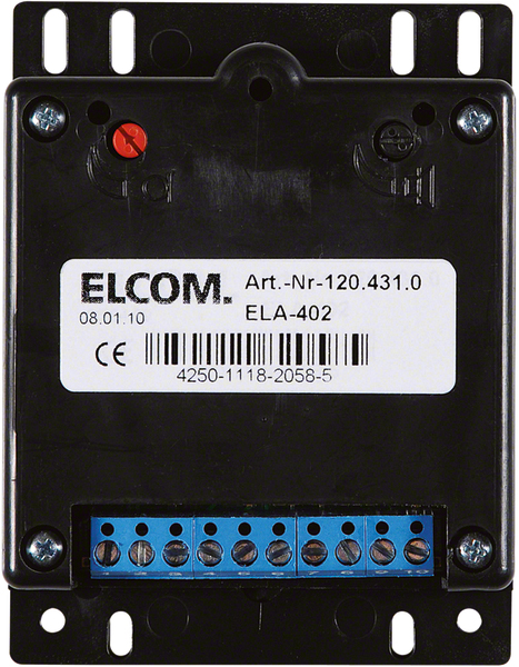 ELCOM Türlautsprecher Unterputz grau 1+n 1204310 80x100x27mm