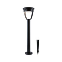 PAULMANN LED-Wegeleuchte 4,2W IP44 3000K Ancona 714.10 300lm schwarz Kunststoff Kst_tr