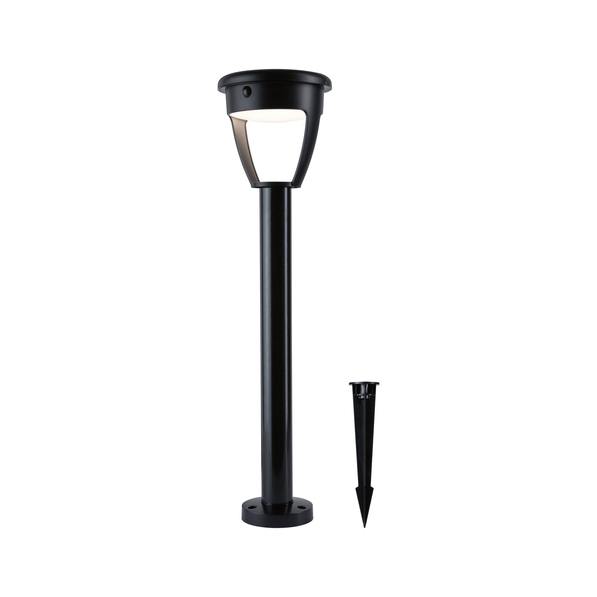 Paulmann PAULMANN LED-Wegeleuchte 4,2W IP44 3000K Ancona 714.10 300lm schwarz Kunststoff Kst_tr