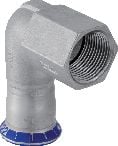 Geberit Geberit Mapress Edelstahl Übergangswinkel 90° mit Innengewinde d15-Rp1/2