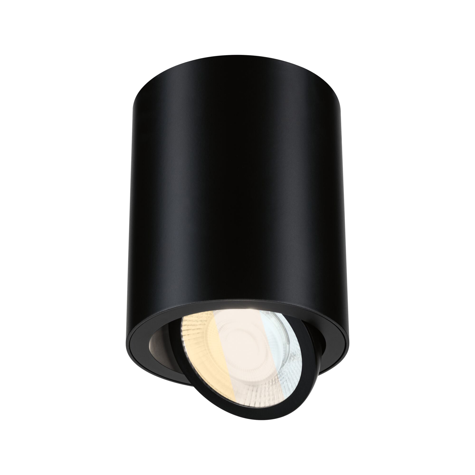 Paulmann PAULMANN LED-Anbaustrahler 5W 1LED schwarz weiß 714.42 2700-4000K 480lm schwarz matt Aluminium IP44