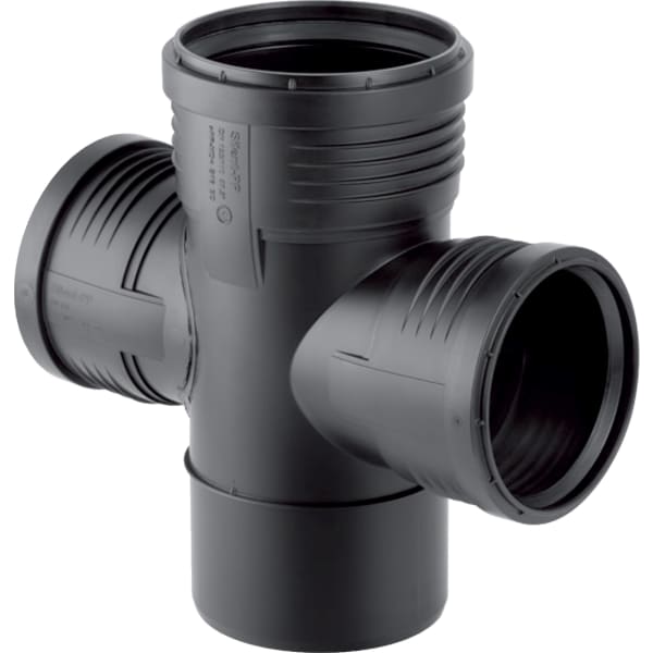 Geberit Geberit Silent-PP Abzweig 87,5° zweifach d125/110