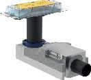 Geberit Geberit Rohbauset für CleanLine Duschrinnen d50, Estrichhöhe am Einlauf 90–220 mm