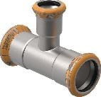 Geberit Geberit Mapress Therm T-Stück reduziert d108-76,1-108