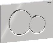 Geberit Geberit Sigma01 Betätigungsplatte, rund, 2-Mengen-Spülung chrom glänzend