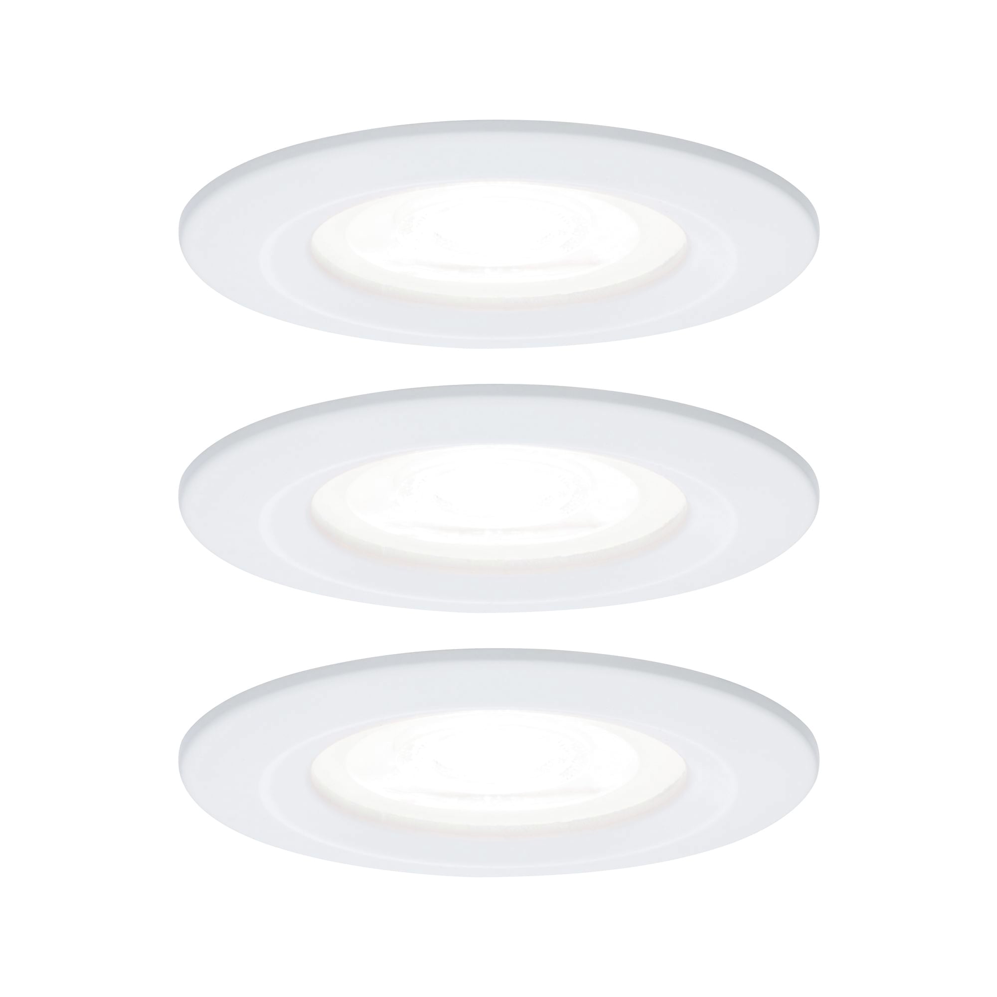 Paulmann PAULMANN LED-Einbaustrahler 3x6,5W 3LEDs Nova 929.84 weiß 4000K weiß 450lm GU10 weiß