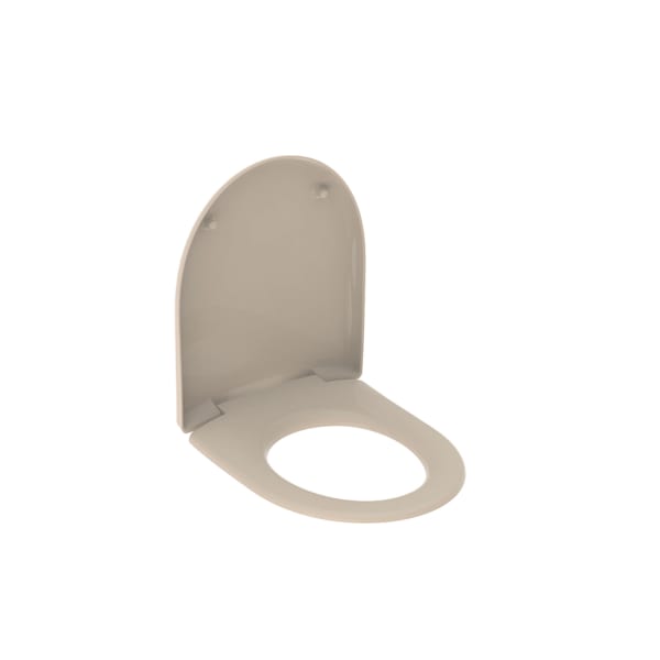 Geberit Geberit Renova WC-Sitz, Befestigung von oben, mit Absenkautomatik, bahamabeige