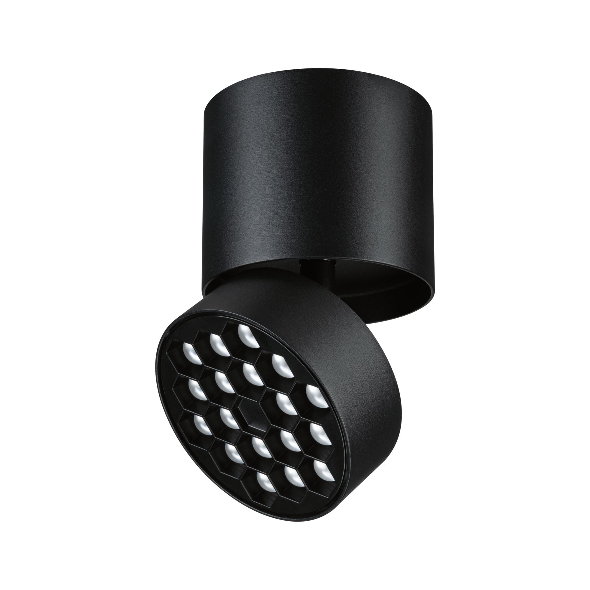 Paulmann PAULMANN LED-Anbaustrahler 8W 1LED schwarz weiß 714.48 2700K 1220lm schwarz matt Aluminium breitstr