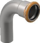 Geberit Geberit Mapress Therm Bogen 90° d76,1 mit Einschubende